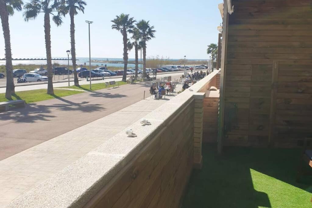 Apartamento Para 5 Personas Frente Al Mar Con Piscina Y Parking Cubelles Buitenkant foto