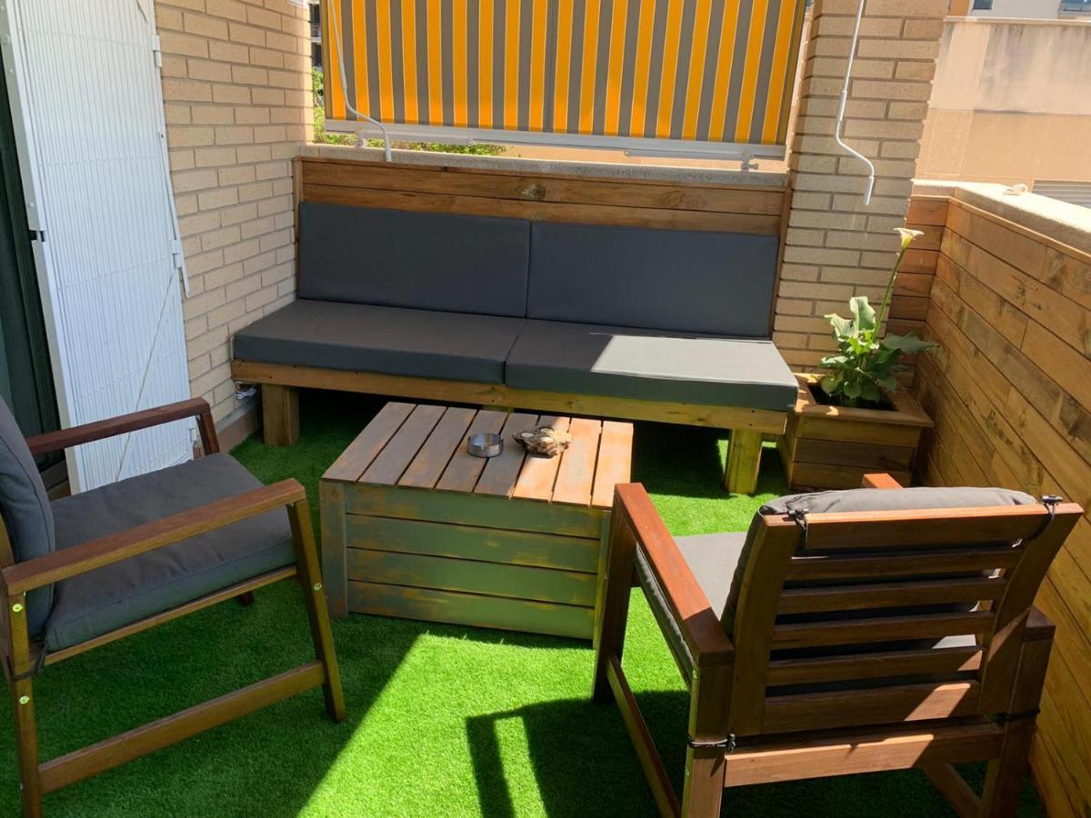 Apartamento Para 5 Personas Frente Al Mar Con Piscina Y Parking Cubelles Buitenkant foto