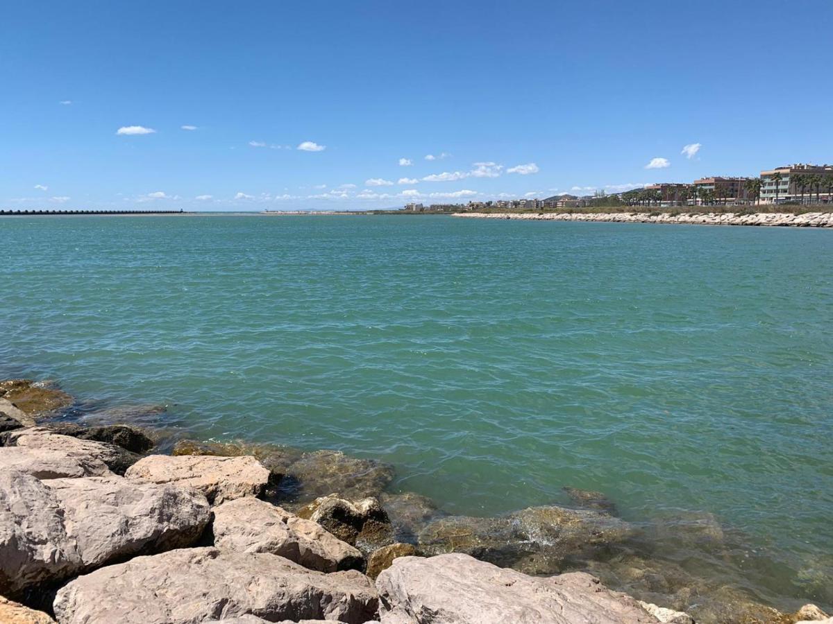 Apartamento Para 5 Personas Frente Al Mar Con Piscina Y Parking Cubelles Buitenkant foto